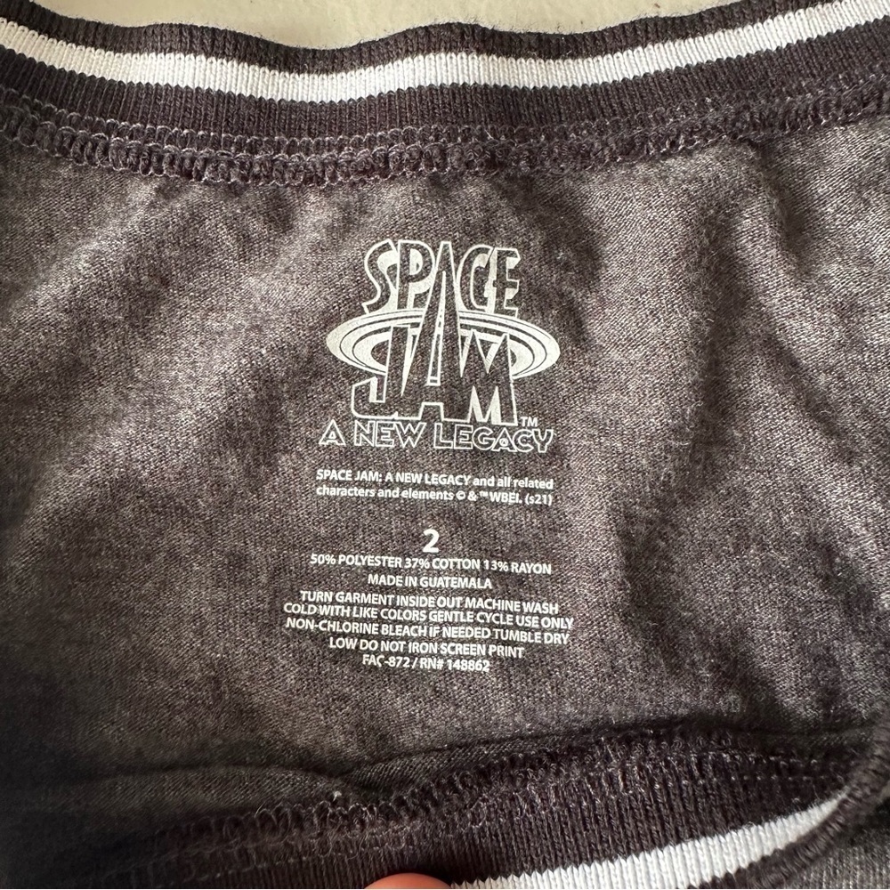 NWT Torrid Space Jam 2 Grey Ringer Tank 2X - Picture 7 of 8